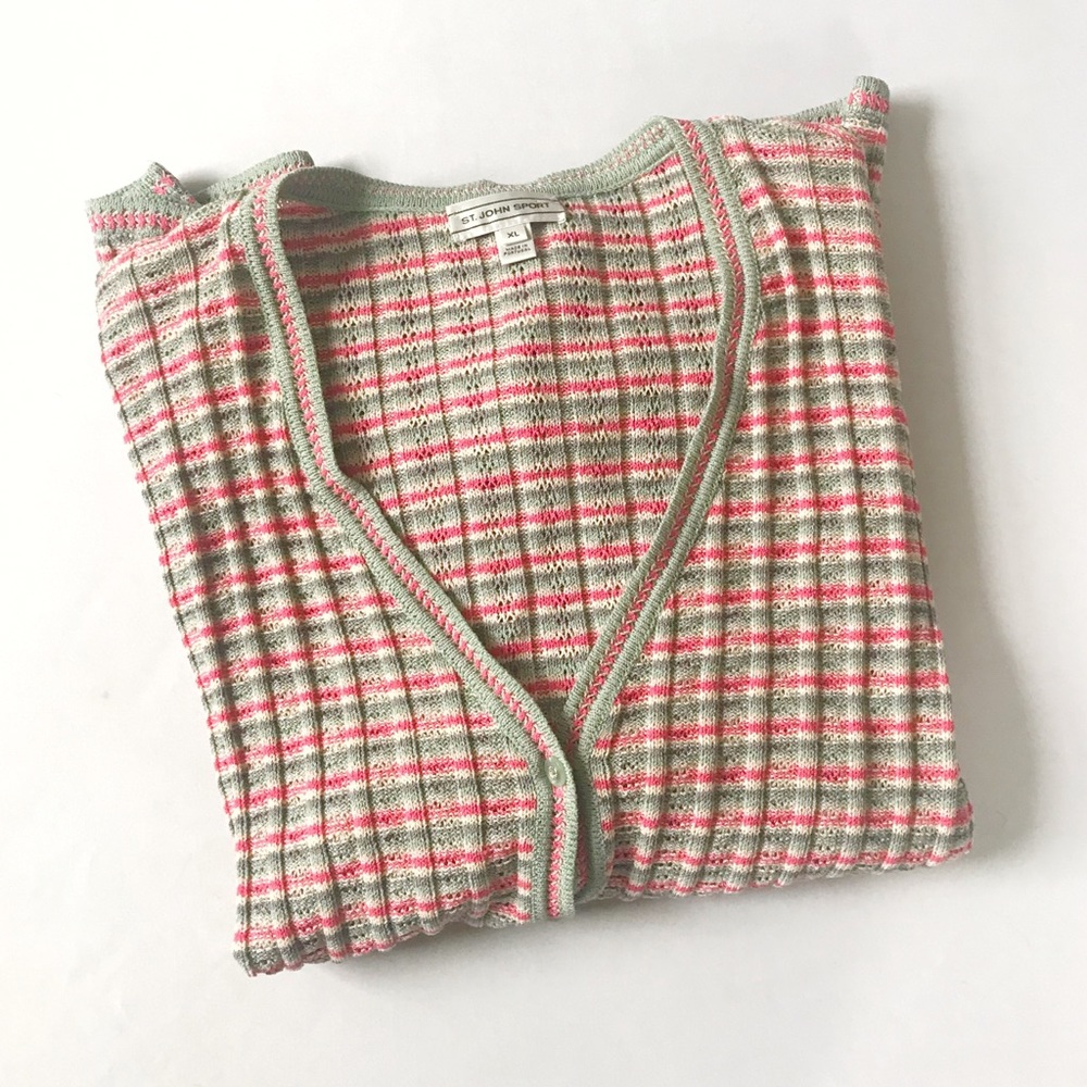 St. John Sport Knit Cardigan